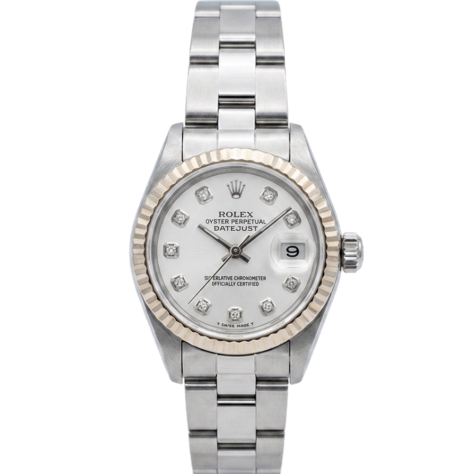 Pre-Owned Rolex 26MM Datejust With Mother-Of-Pearl Diamond Dial Harris Jeweler Troy, OH