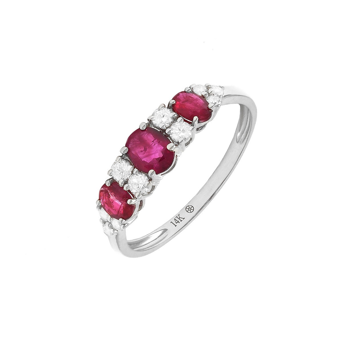 Ruby and Diamond Ring Harris Jeweler Troy, OH