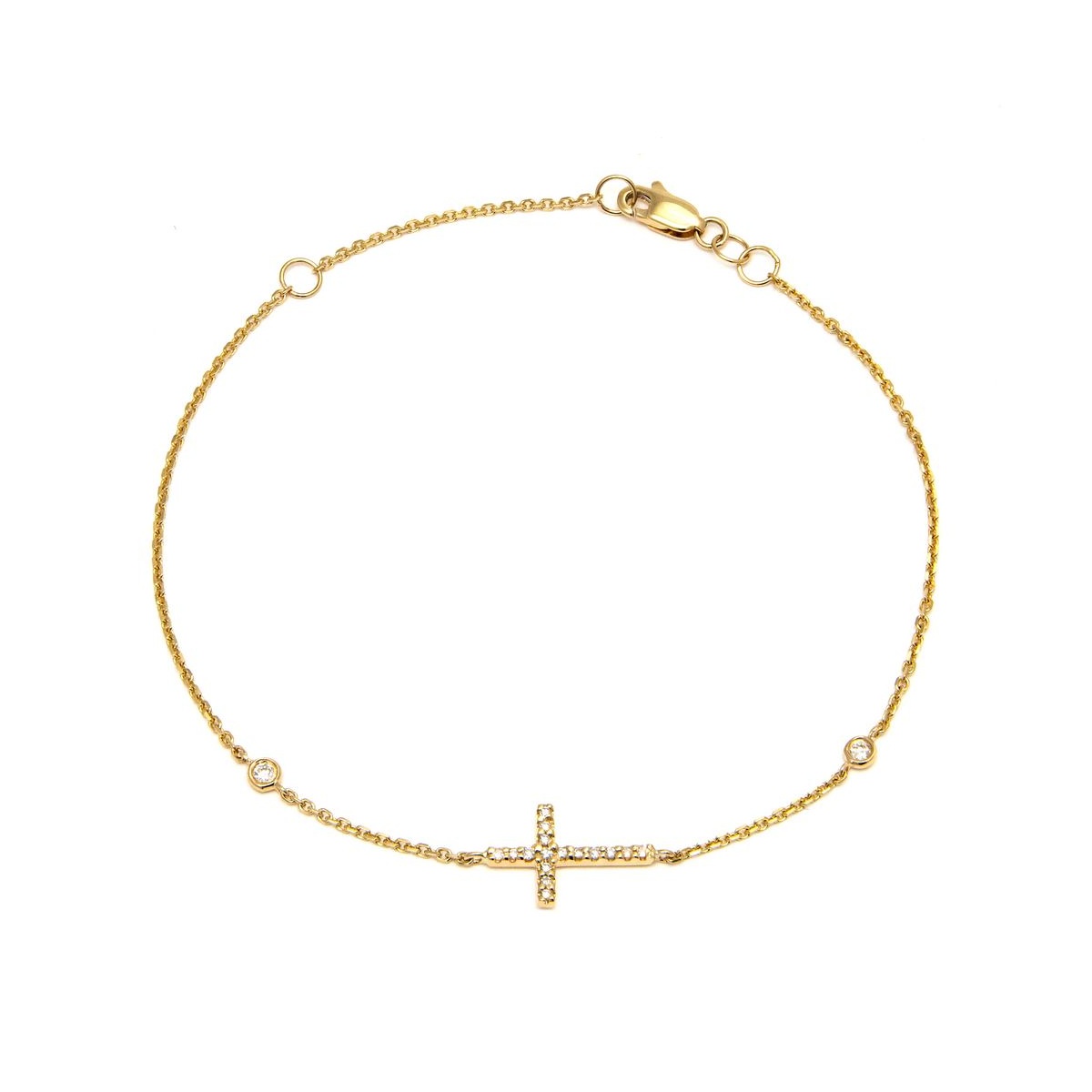 Diamond Cross Bracelet Harris Jeweler Troy, OH