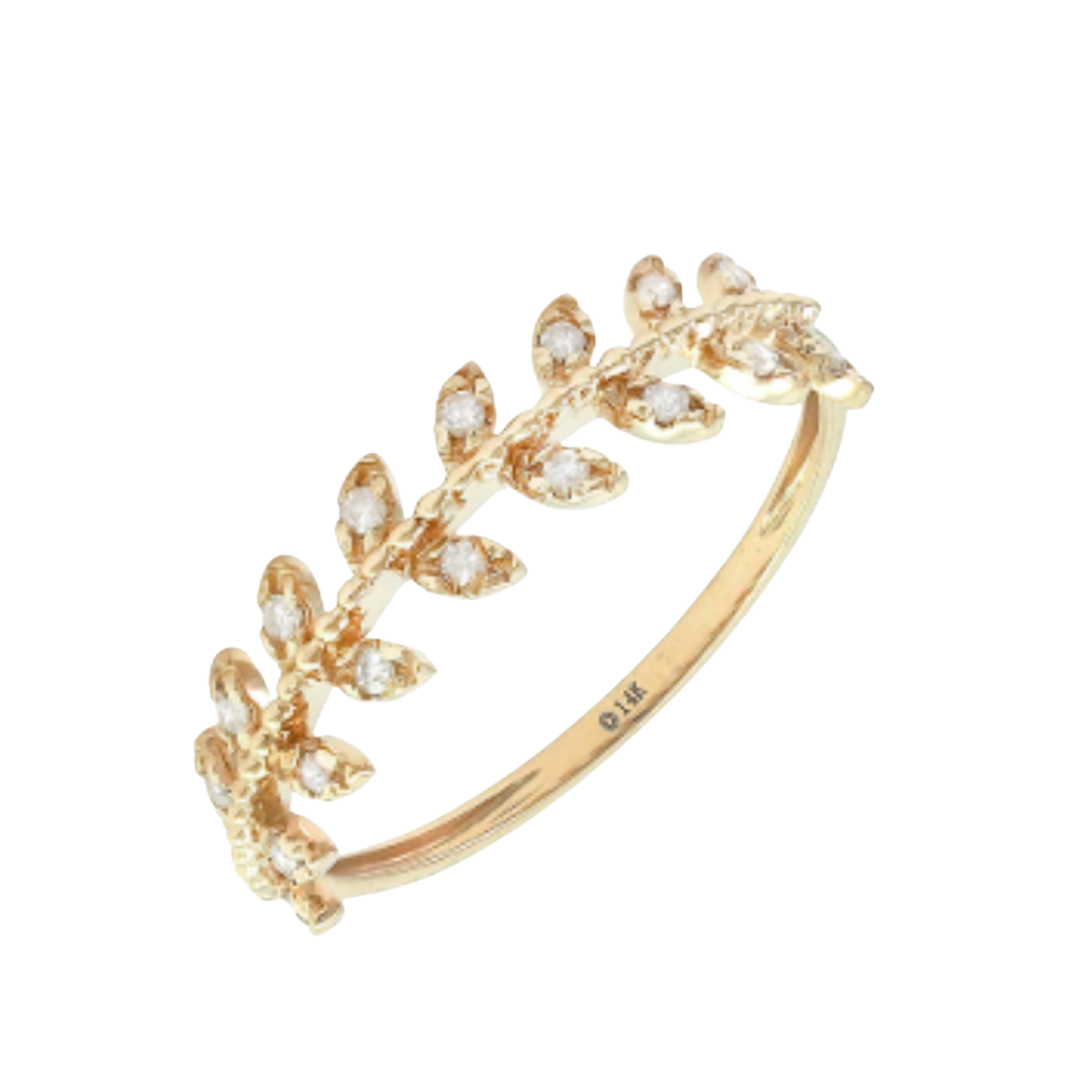 LEAF FROND RING Harris Jeweler Troy, OH