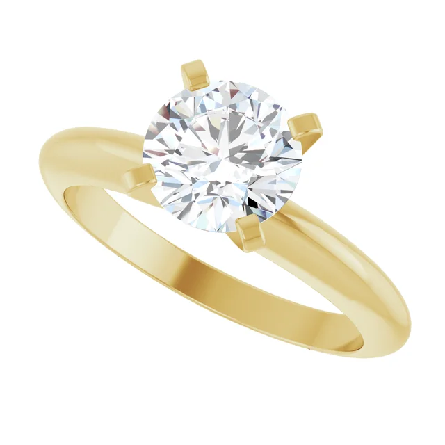 Solitaire Diamond Semi-Mount Engagement Ring Harris Jeweler Troy, OH