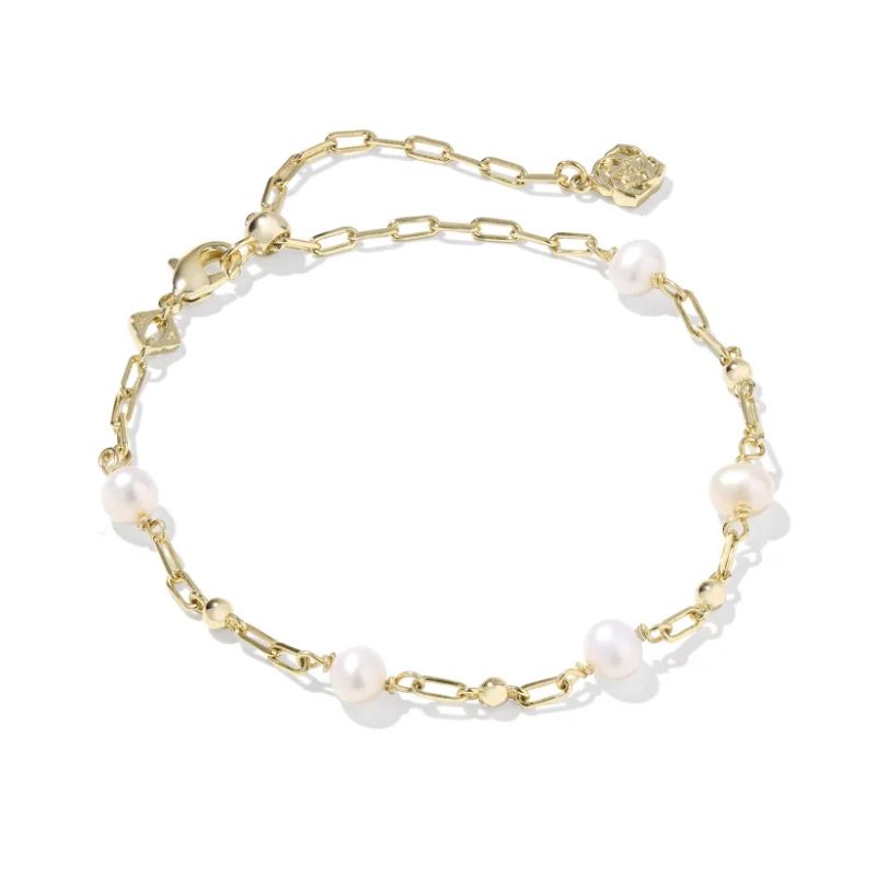 Kendra Scott Ashton Pearl Bracelet Harris Jeweler Troy, OH