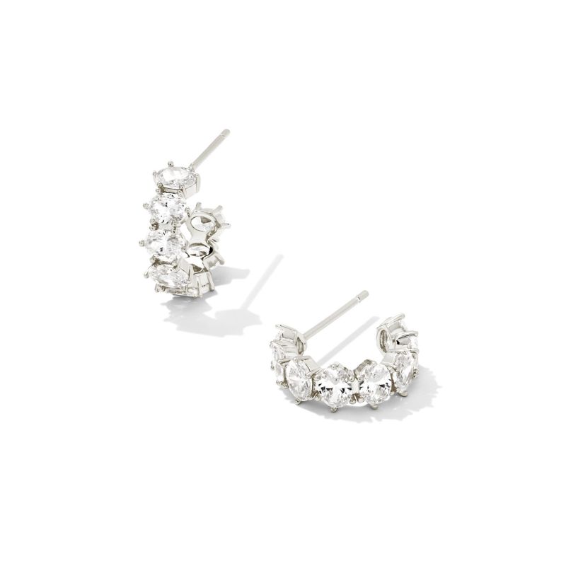 Kendra Scott Cailin Huggie Earrings - April Birthstone Harris Jeweler Troy, OH