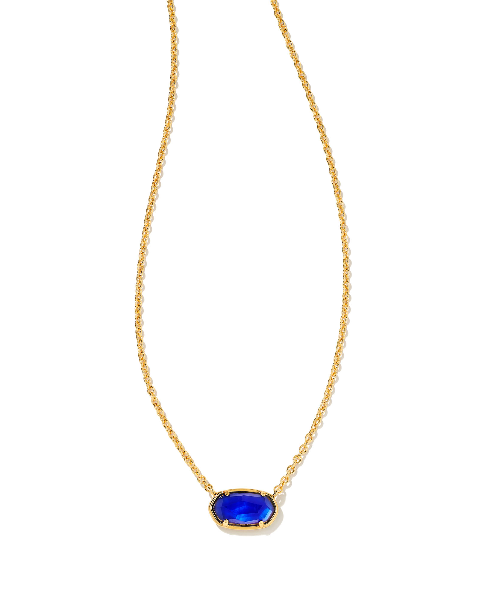 Kendra Scott Elisa Necklace in Cobalt Cats-Eye Harris Jeweler Troy, OH
