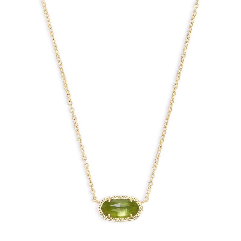 Kendra Scott Elisa Necklace in Peridot Illusion Harris Jeweler Troy, OH