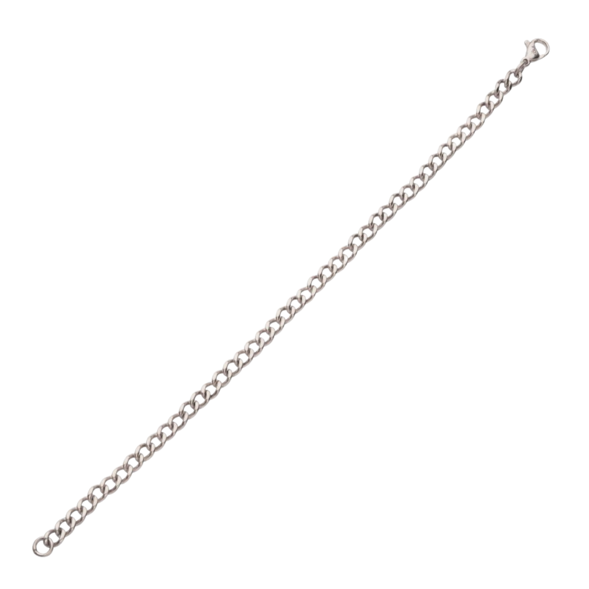 Titanium Flat Curb Chain Bracelet Harris Jeweler Troy, OH