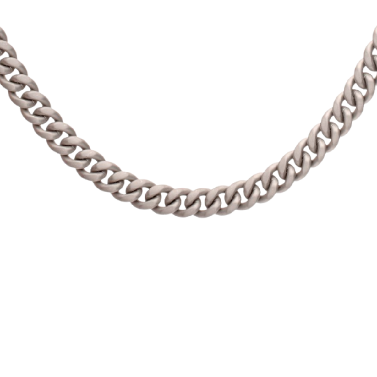 Titanium Flat Clasp Miami Cuban Necklace Harris Jeweler Troy, OH