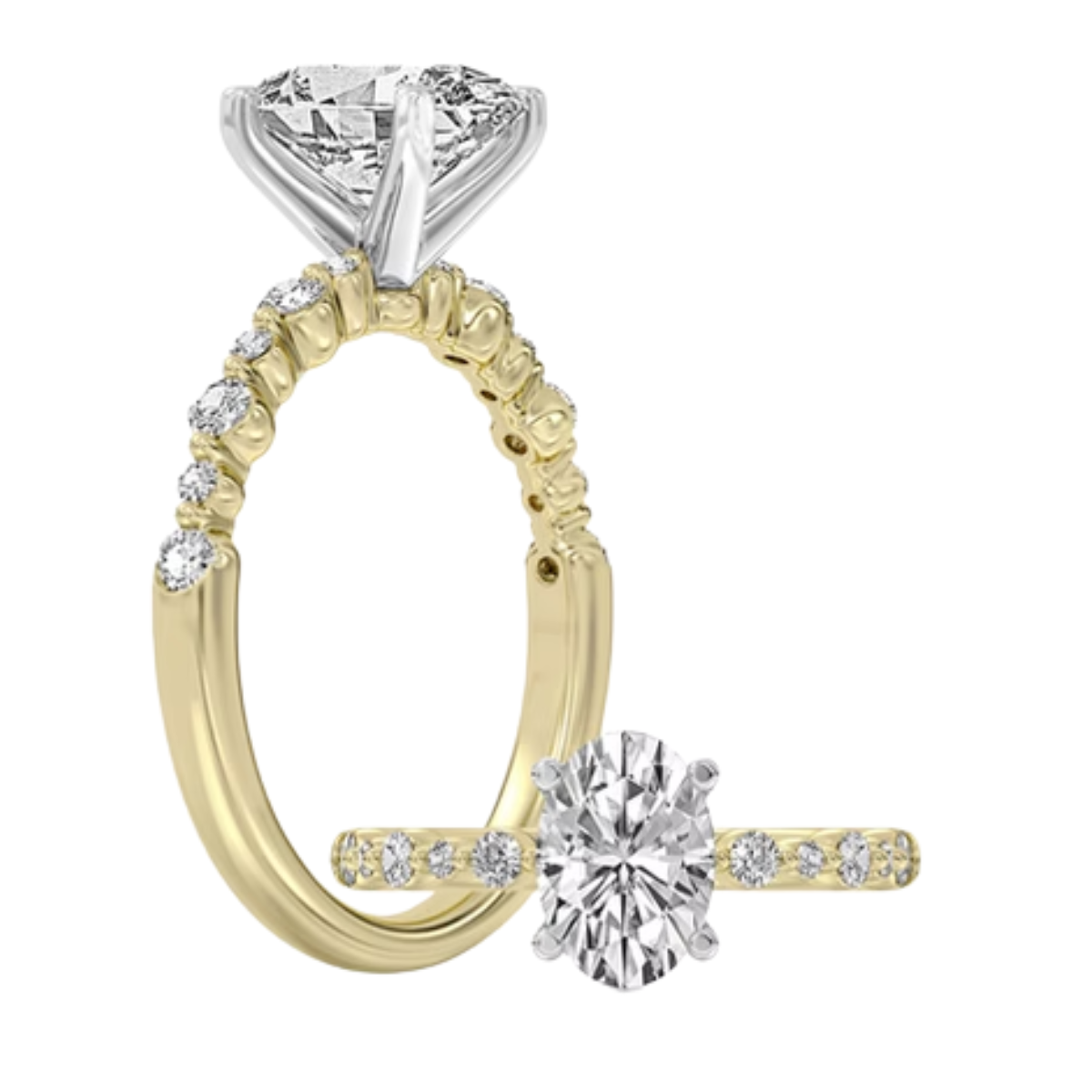2Ct Lab-Grown Oval Diamond Engagement Ring - Propose Tonight! Harris Jeweler Troy, OH