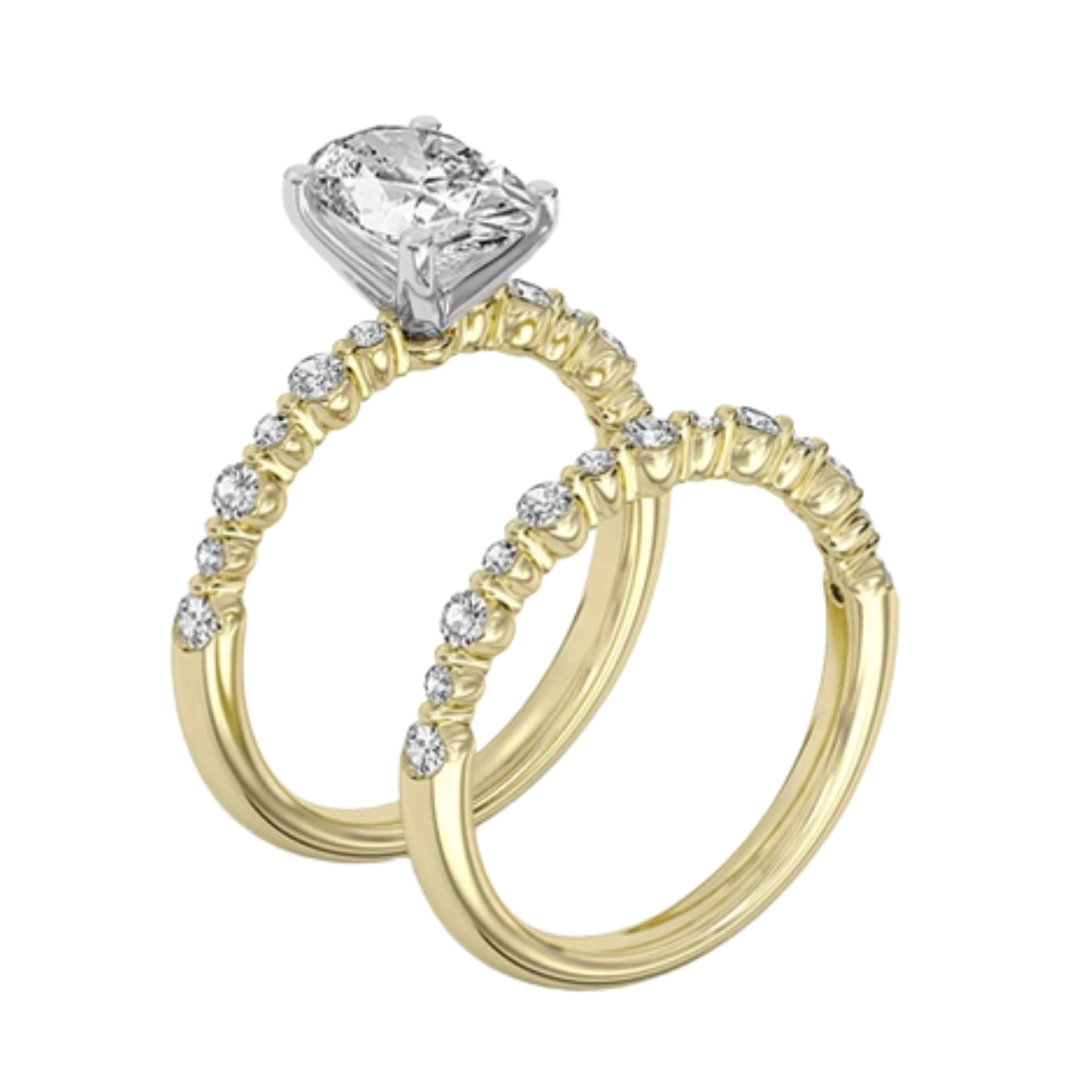 Single-Prong Style Lab-Grown Diamond Wedding Band Harris Jeweler Troy, OH