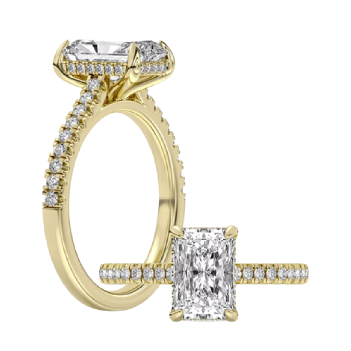 2 1/2CT Radiant Cut Lab-Grown Diamond Engagement Ring - Propose Tonight! Harris Jeweler Troy, OH