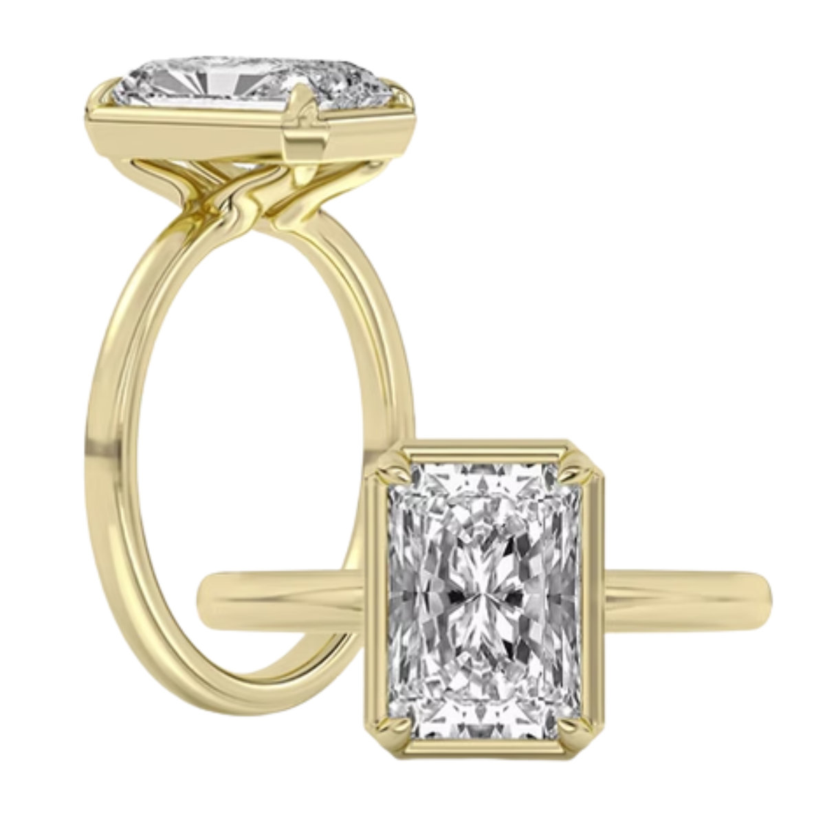 3CT Radiant Lab-Grown Diamond Solitaire Engagement Ring - Propose Tonight! Harris Jeweler Troy, OH