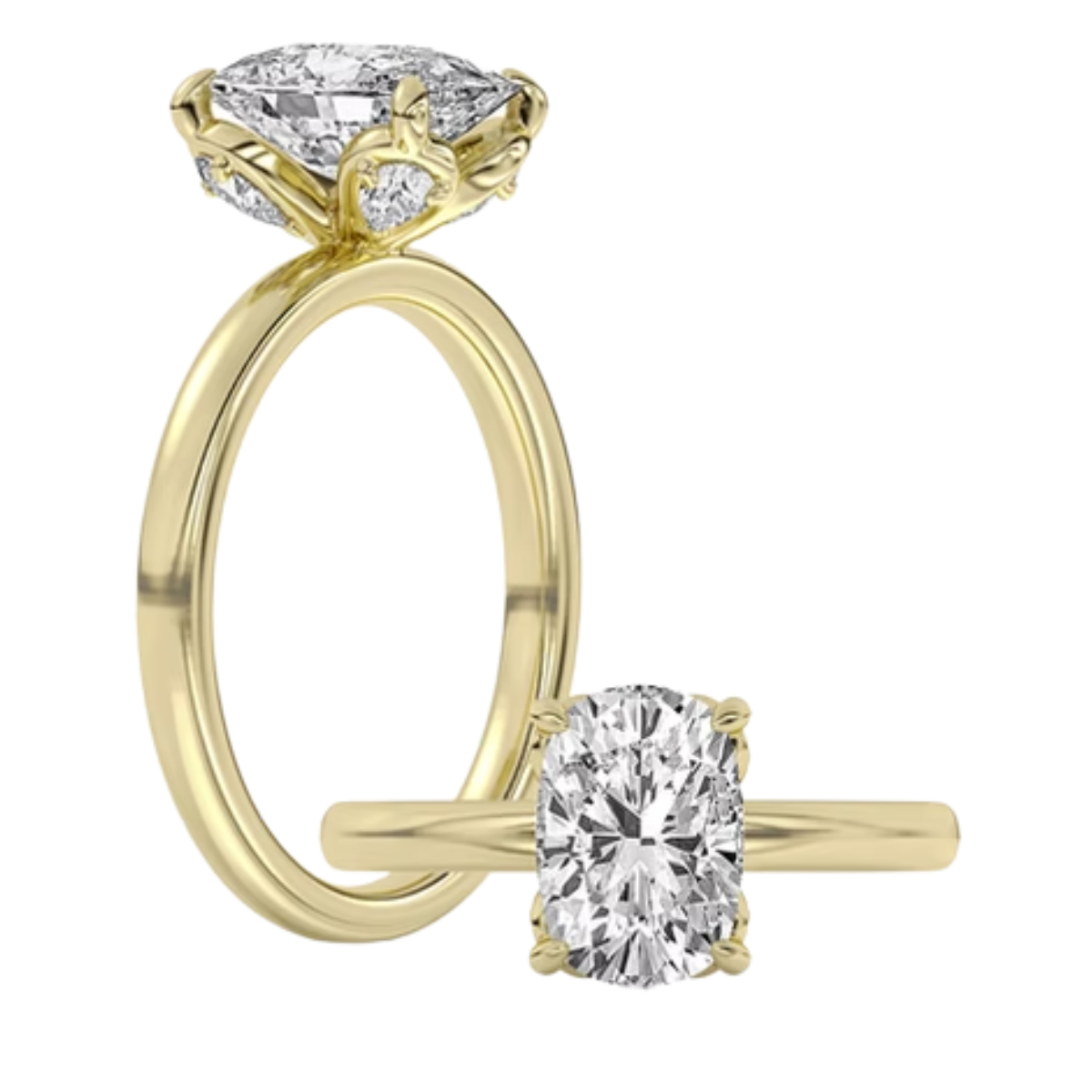3CT Elongated Cushion Cut Lab-Grown Diamond Solitaire Engagement Ring - Propose Tonight! Harris Jeweler Troy, OH