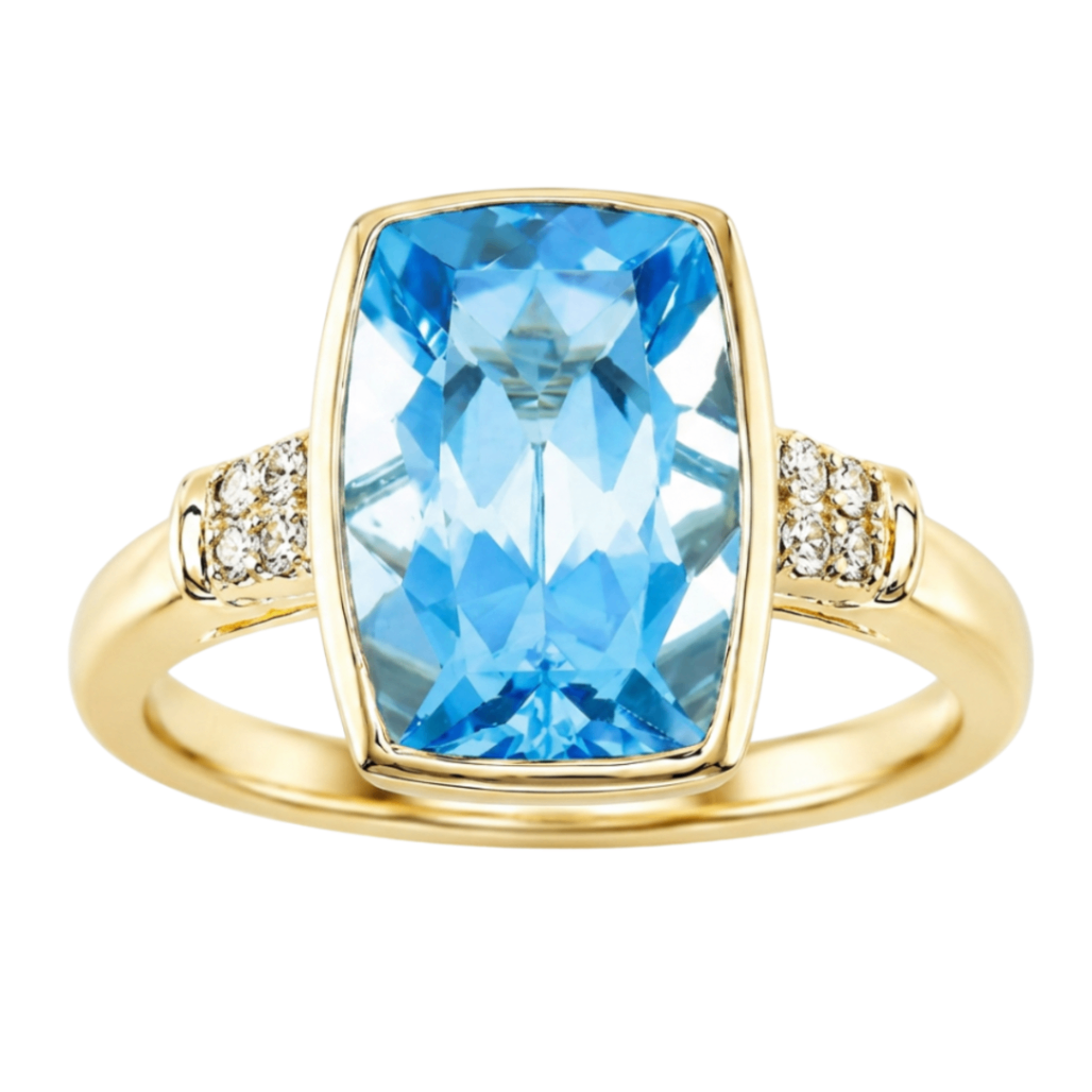 Le Vian Topaz and Diamond Ring Harris Jeweler Troy, OH