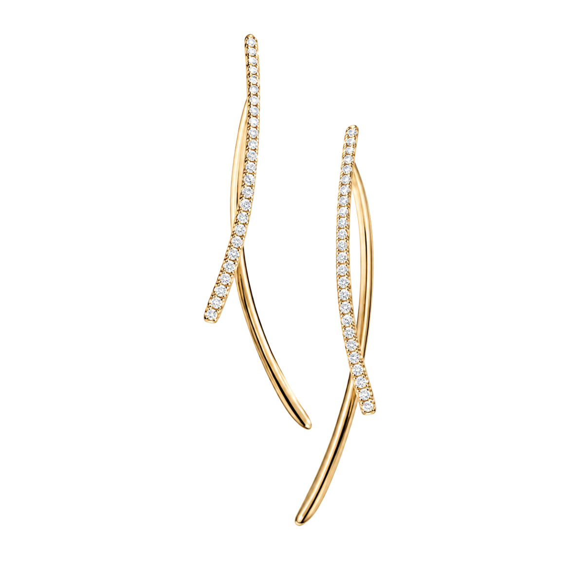 Diamond Dangle Earrings Harris Jeweler Troy, OH