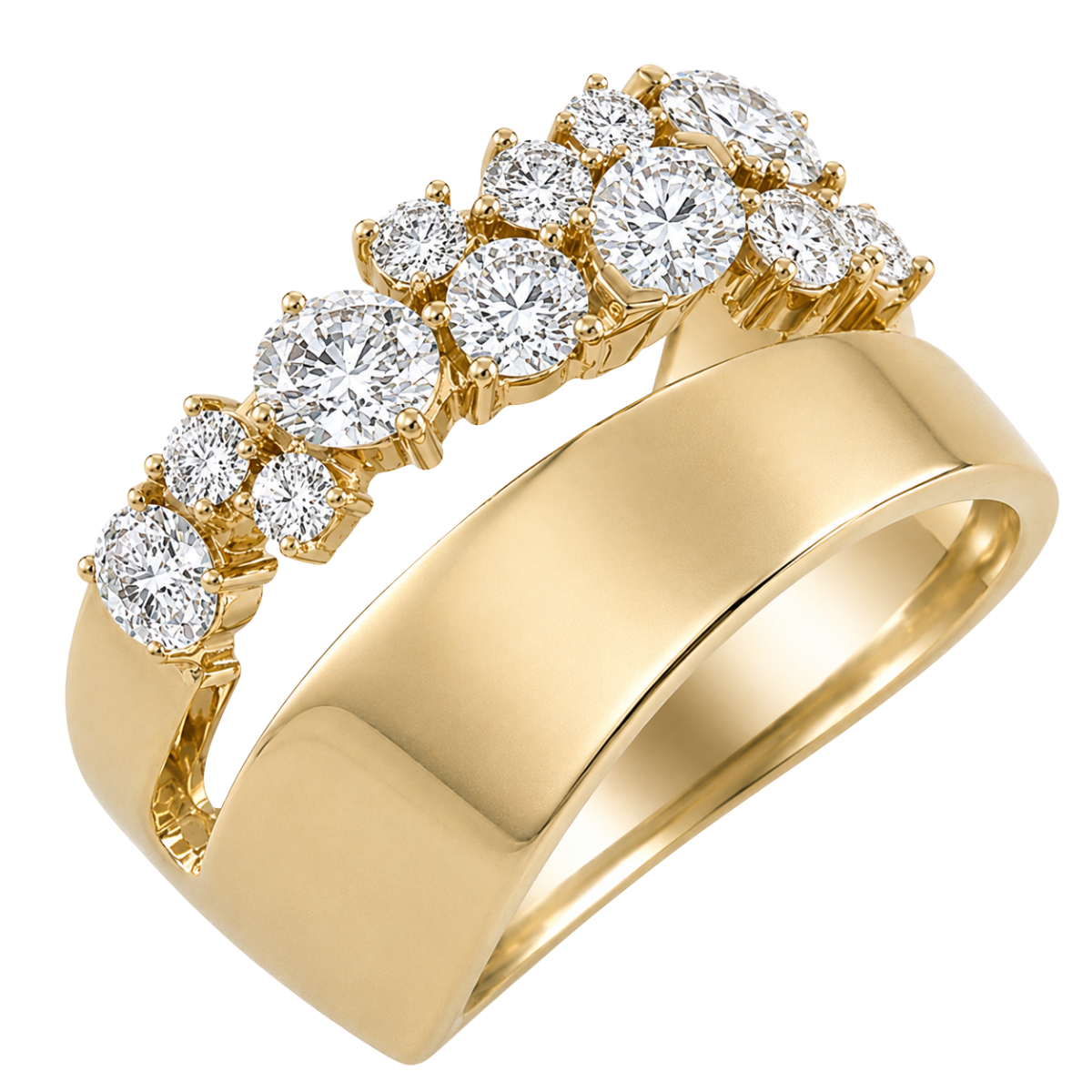 1 1/2CT Mixed Shape Diamond Band Harris Jeweler Troy, OH