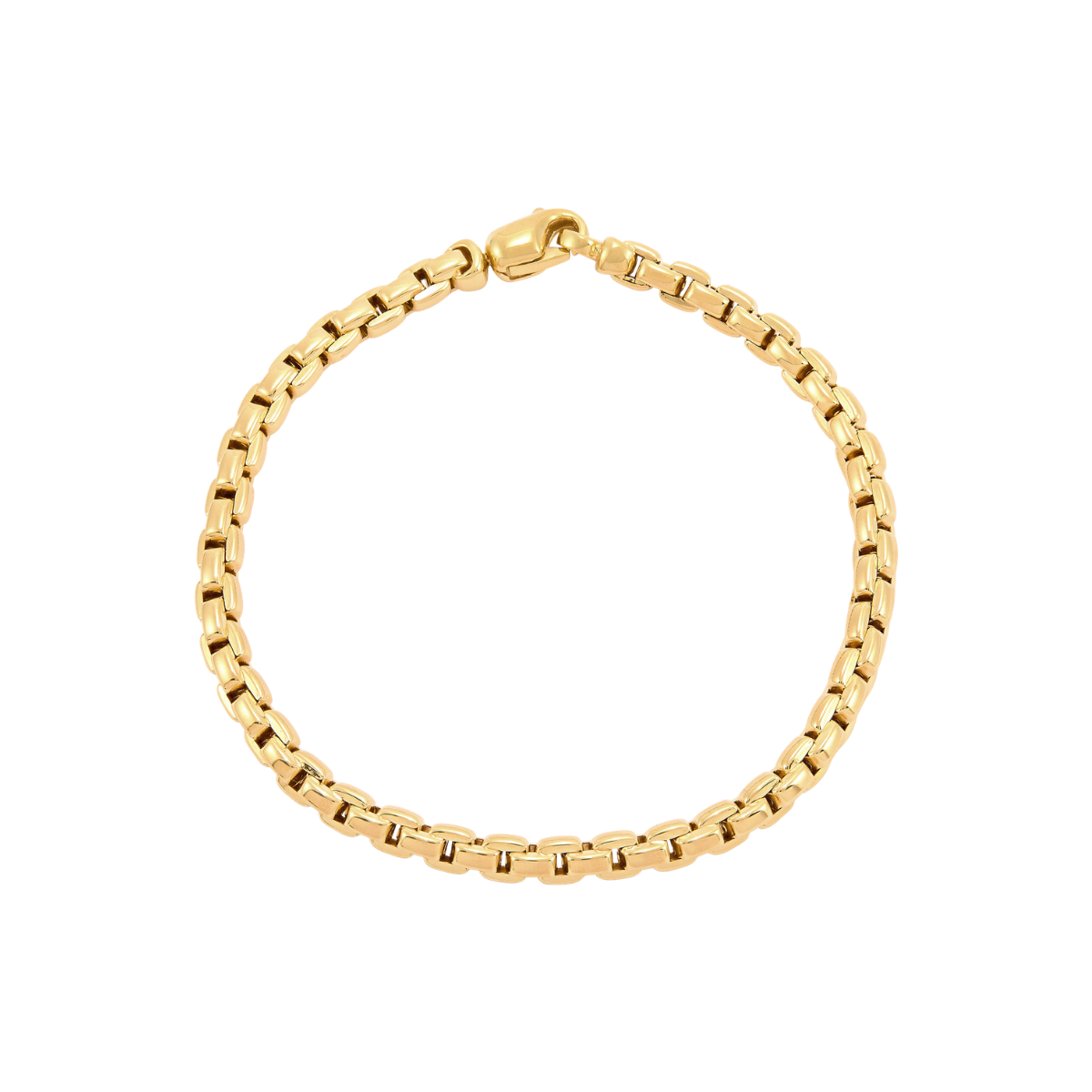 8.5" Gents Box Chain Bracelet Harris Jeweler Troy, OH