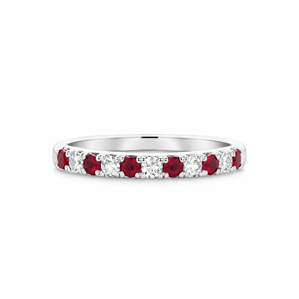 Ruby and Diamond Band Harris Jeweler Troy, OH