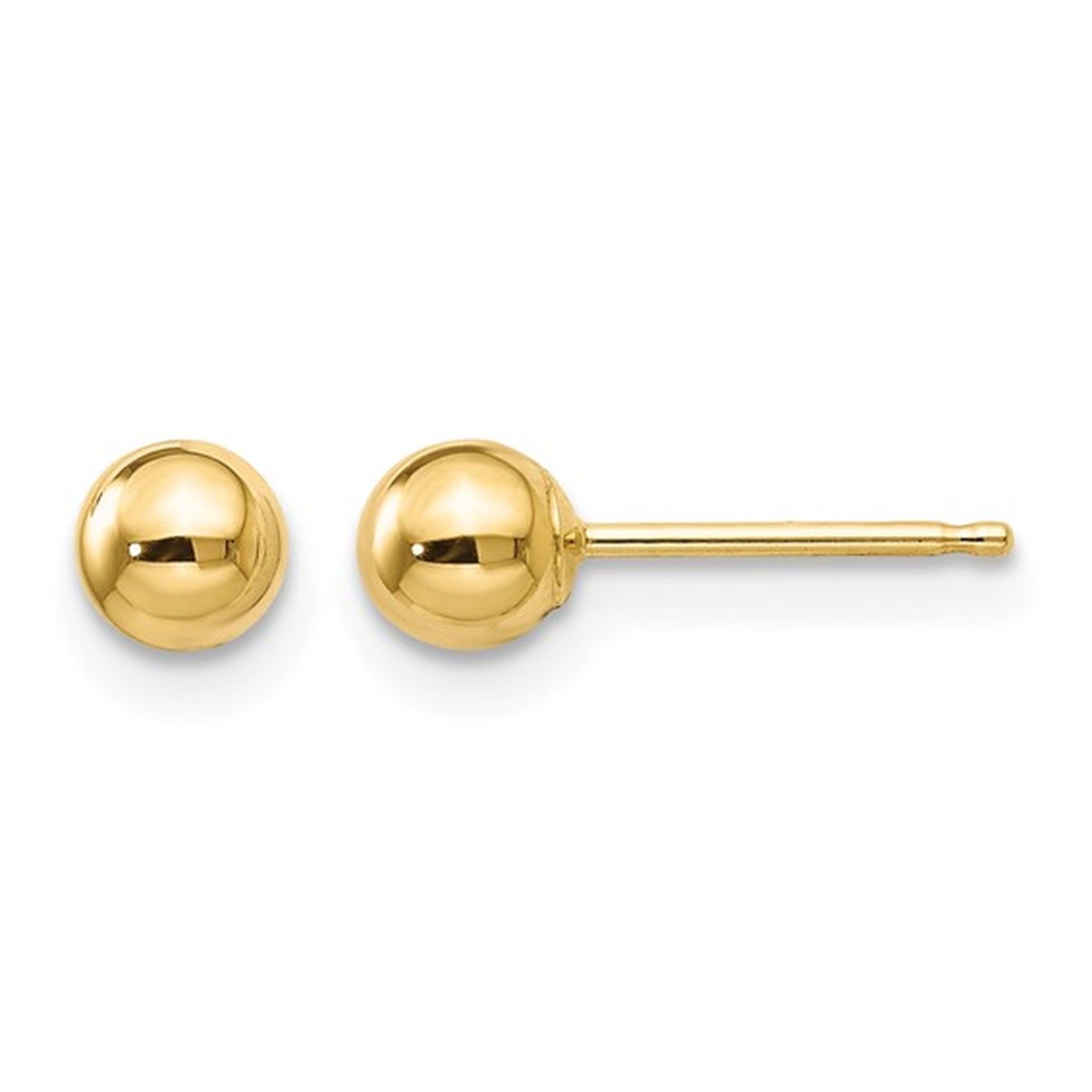 14K Ball Post Earrings Harris Jeweler Troy, OH
