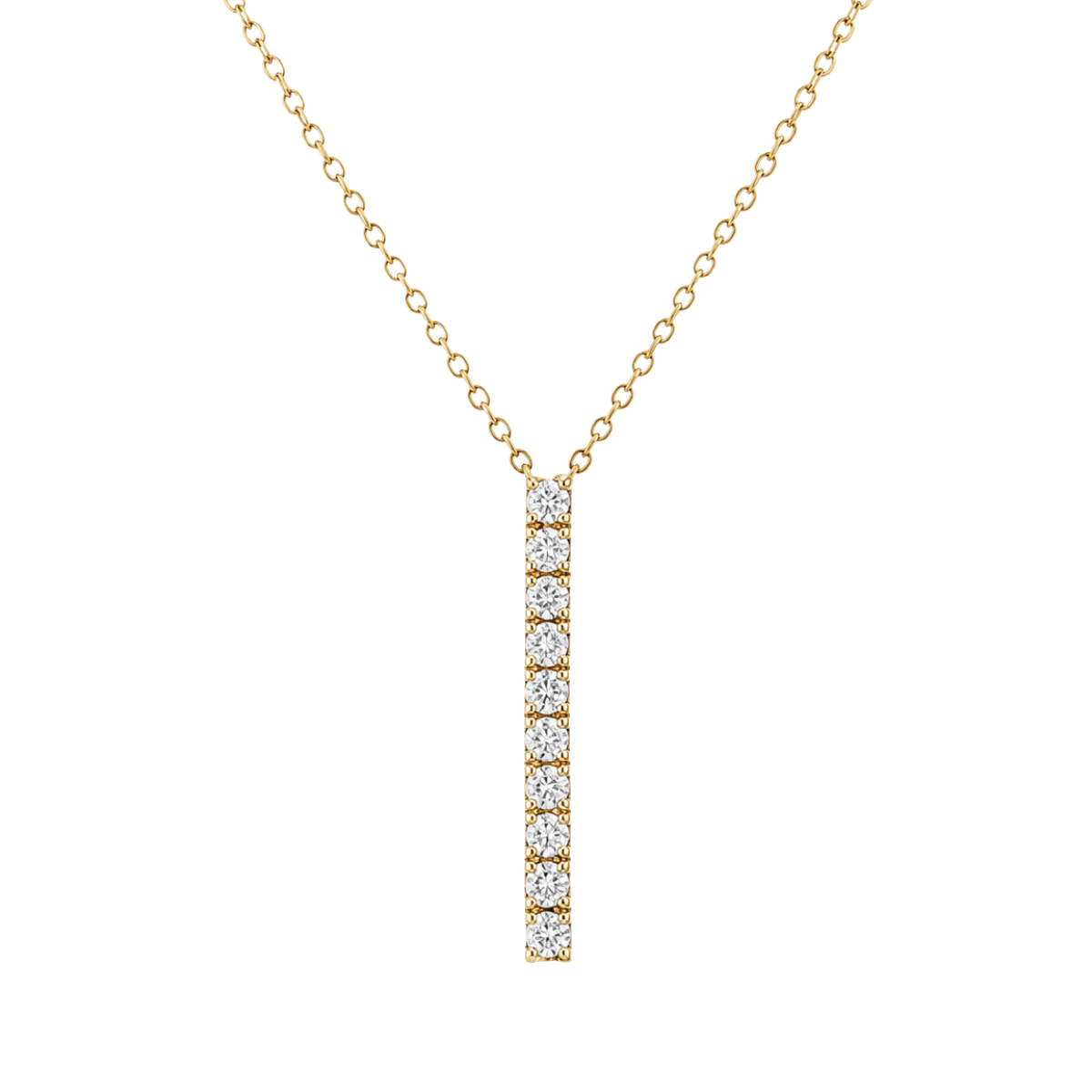 Flexible Diamond Bar Necklace Harris Jeweler Troy, OH