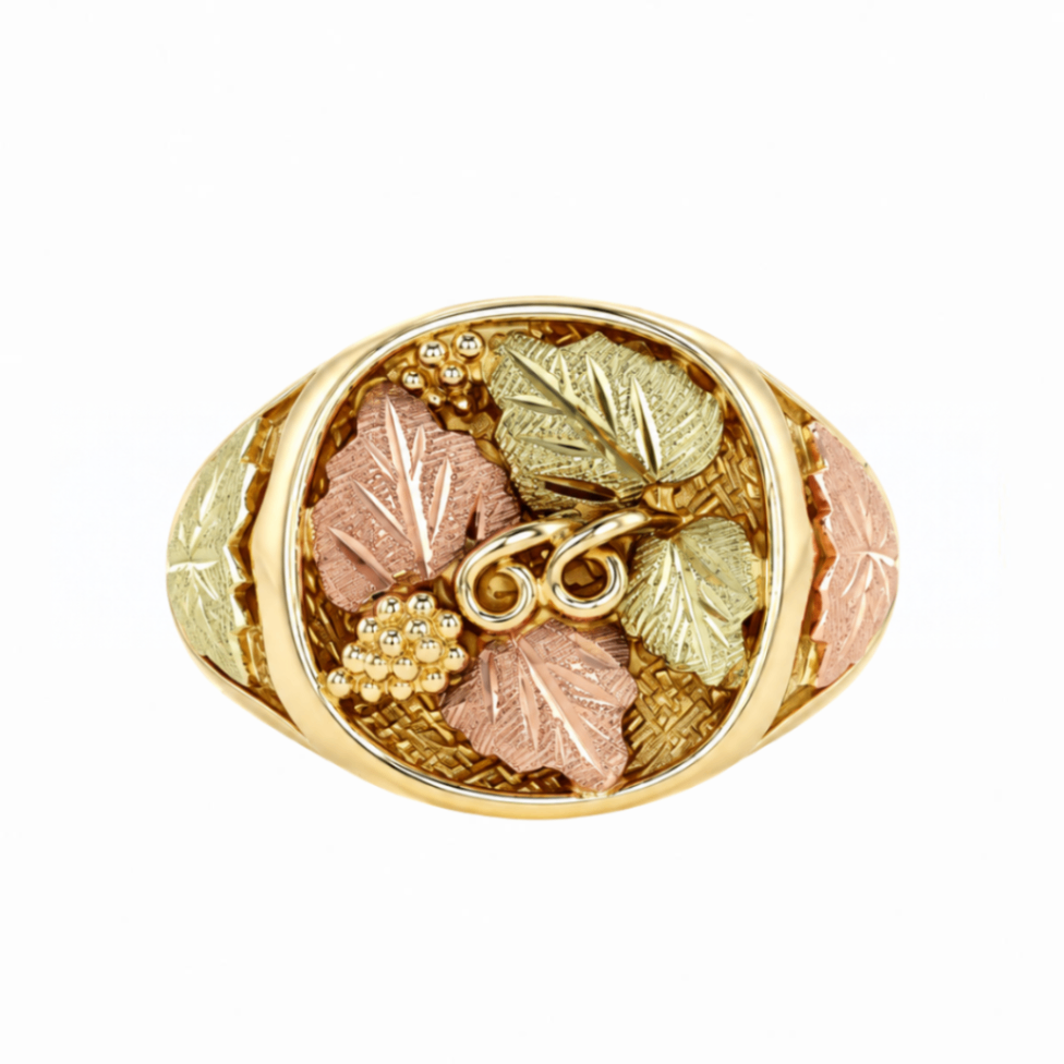 Black Hills Gold Gents Estate Ring Harris Jeweler Troy, OH
