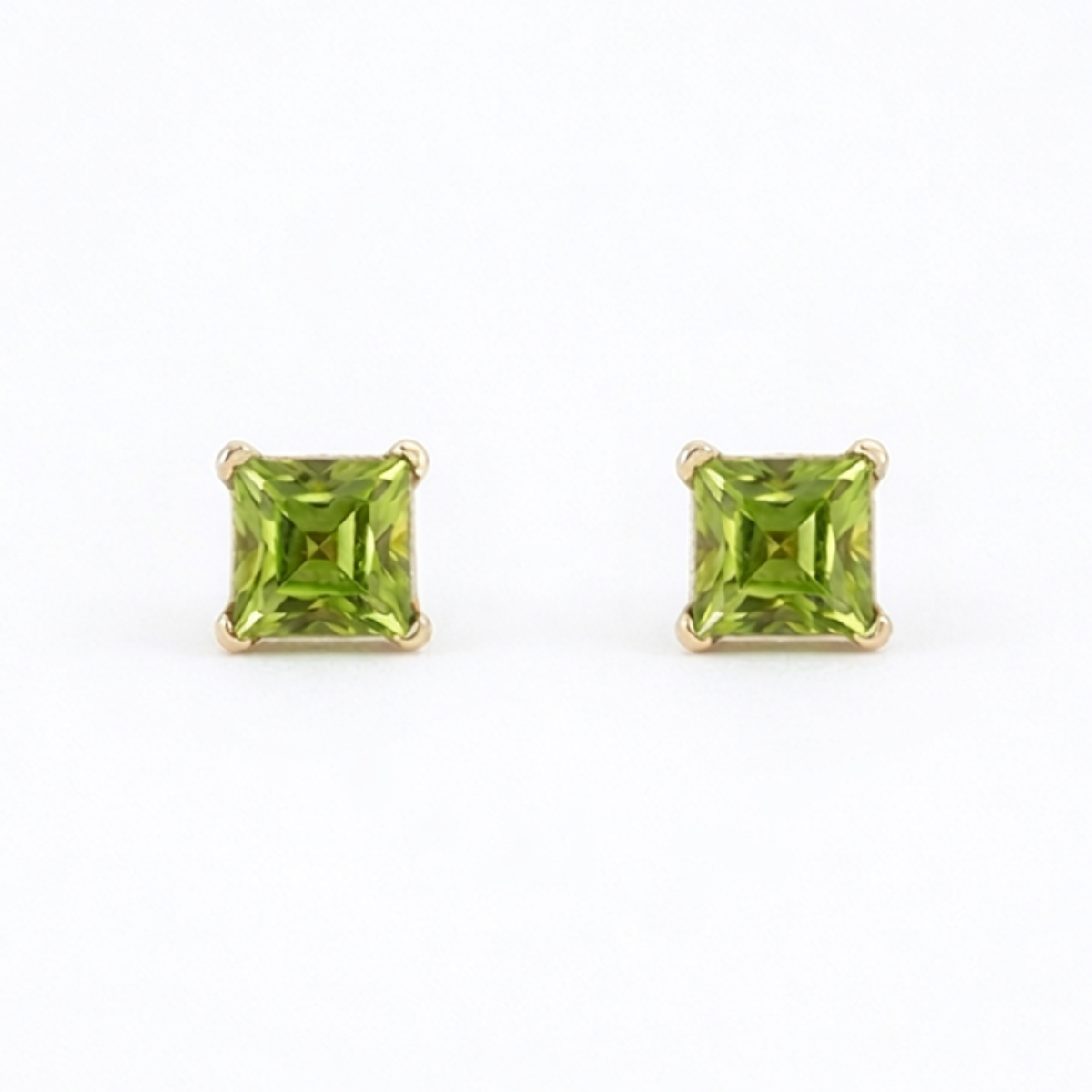 Peridot Estate Stud Earrings Harris Jeweler Troy, OH