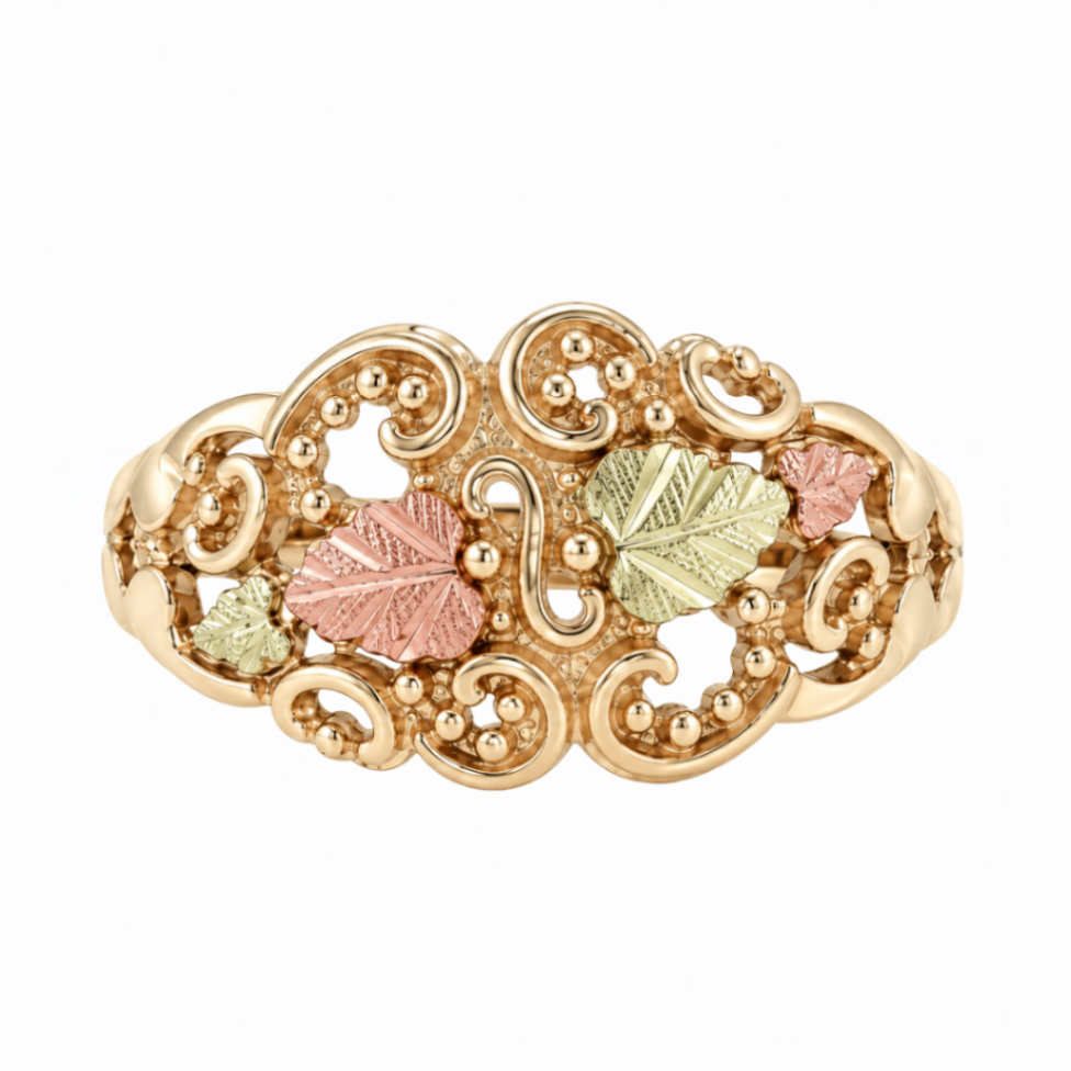 Black Hills Gold Leaf-Style Estate Ring Harris Jeweler Troy, OH