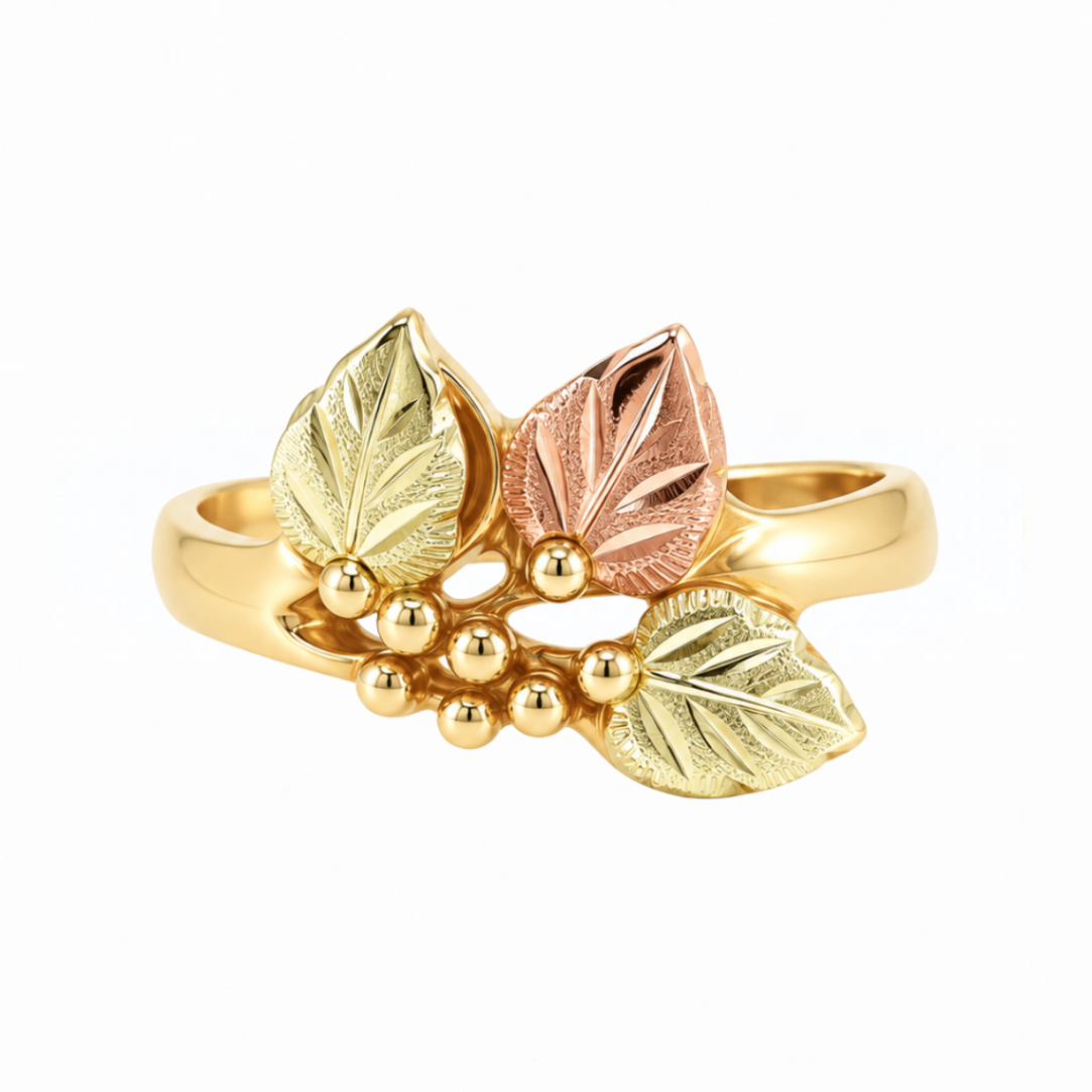 Black Hills Gold Leaf-Style Estate Ring Harris Jeweler Troy, OH