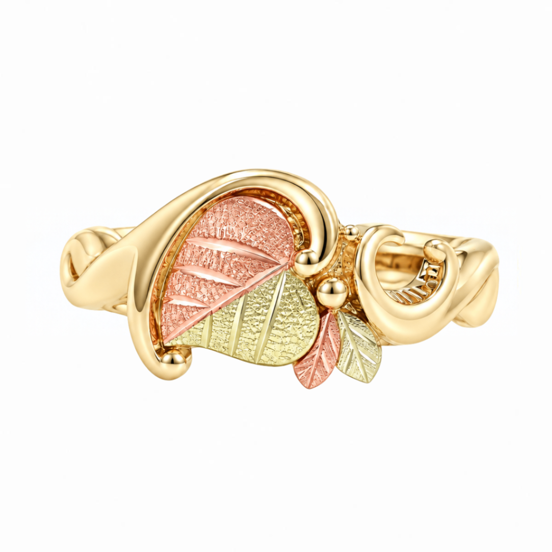Black Hills Gold Leaf-Style Estate Ring Harris Jeweler Troy, OH