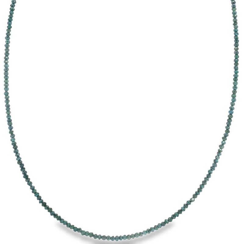 14 1/2CTW Blue Diamond Necklace Harris Jeweler Troy, OH