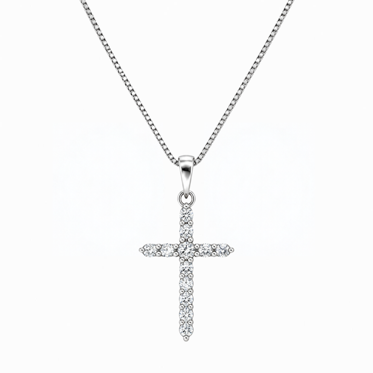Diamond Cross Estate Necklace Harris Jeweler Troy, OH