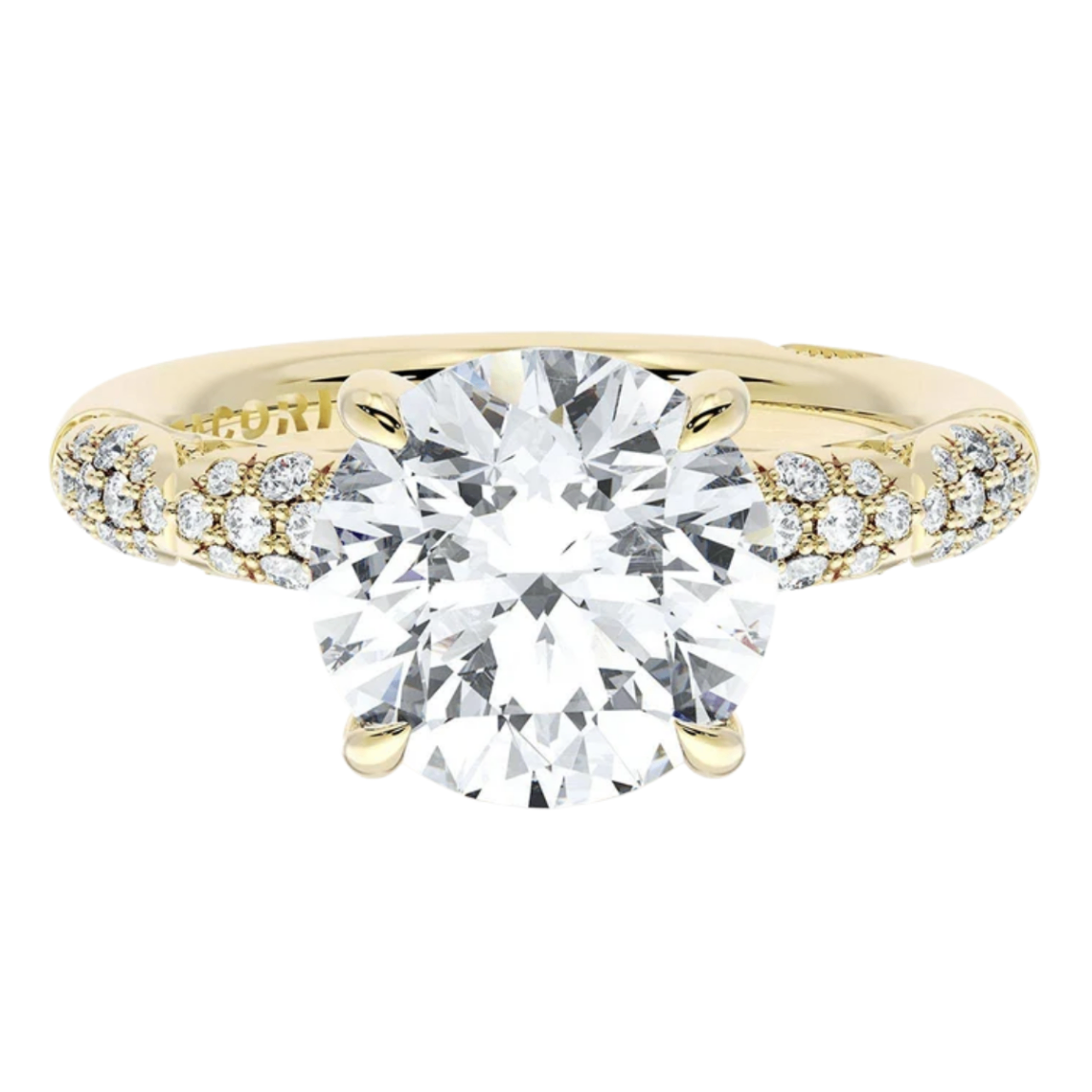 Tacori Bloom Round Diamond Semi-Mount Engagement Ring Harris Jeweler Troy, OH