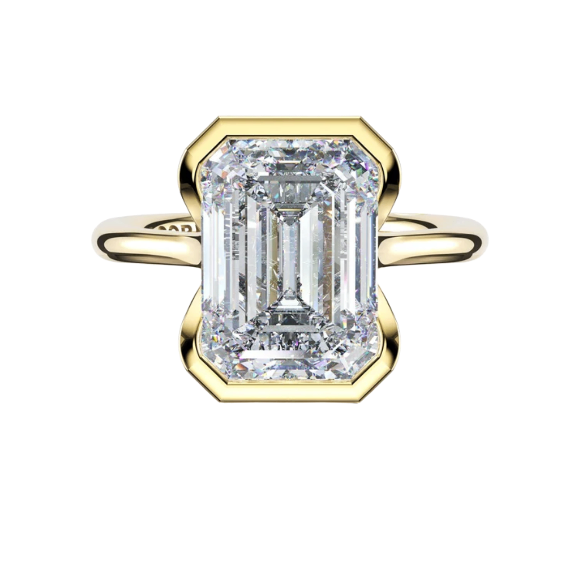 Tacori Emerald Semi-Bezel Semi-Mount Engagement Ring Harris Jeweler Troy, OH