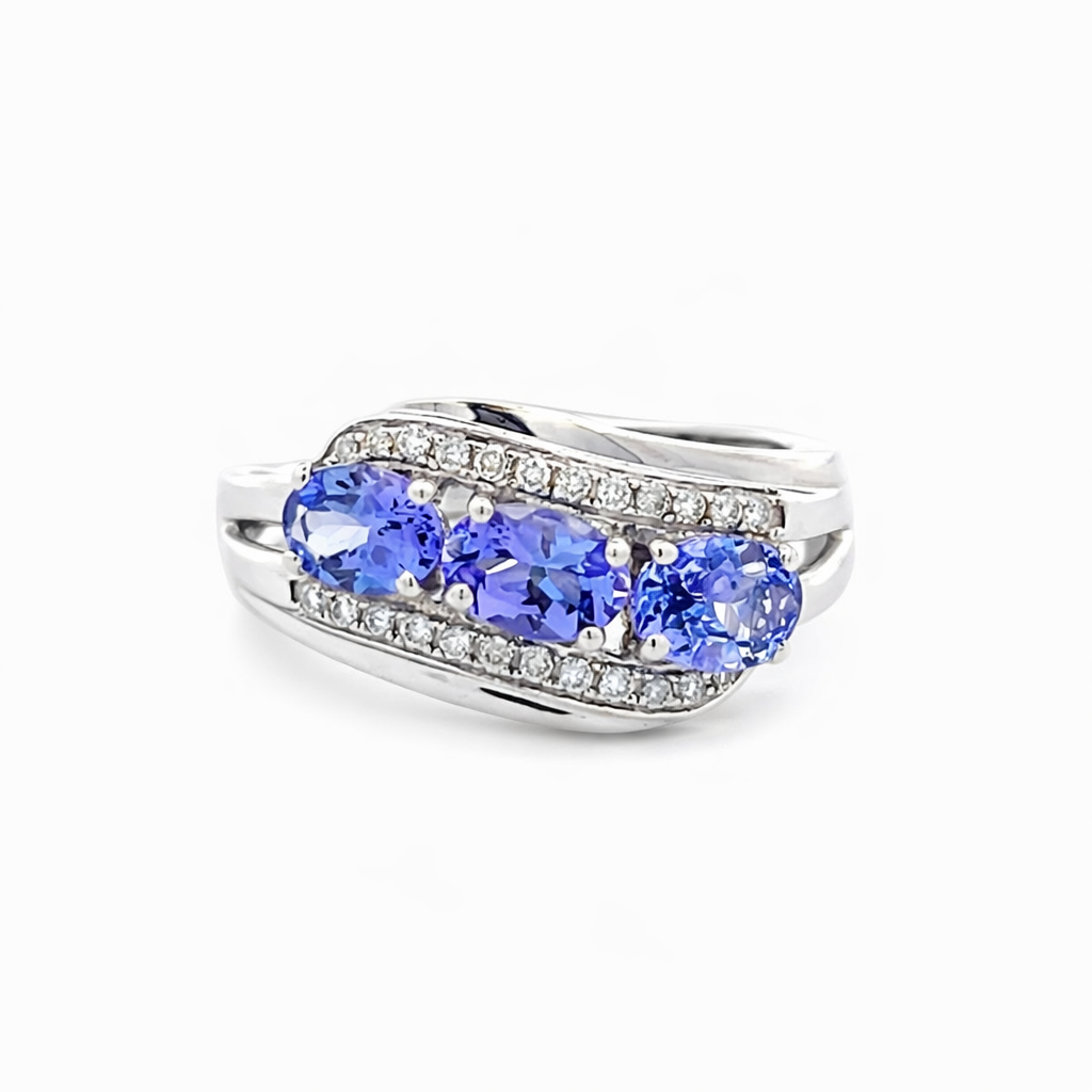 EFFY Tanzanite and Diamond Estate Ring Harris Jeweler Troy, OH