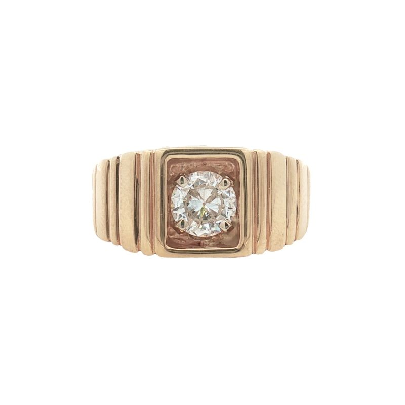 1CT Diamond Gents Estate Ring Harris Jeweler Troy, OH