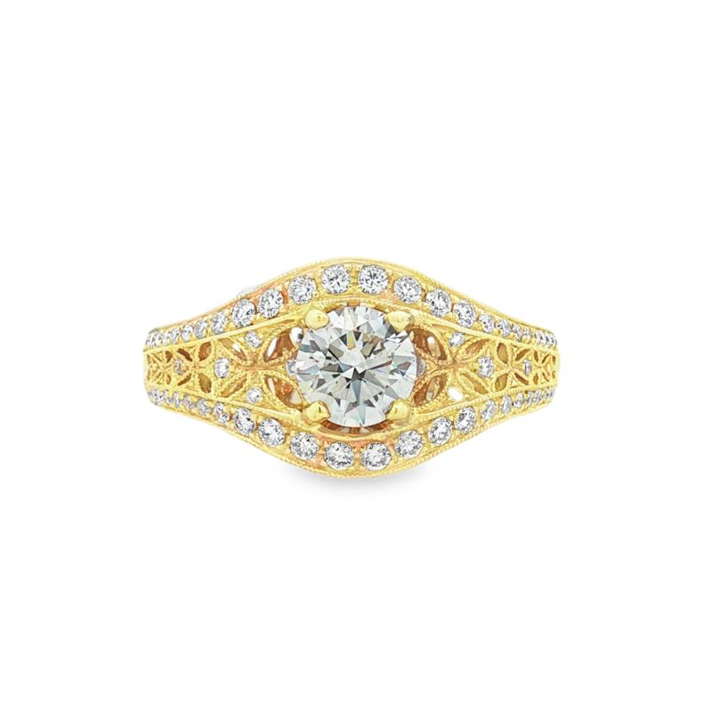 Lab-Grown Diamond Estate Engagement Ring - Propose Tonight! Harris Jeweler Troy, OH