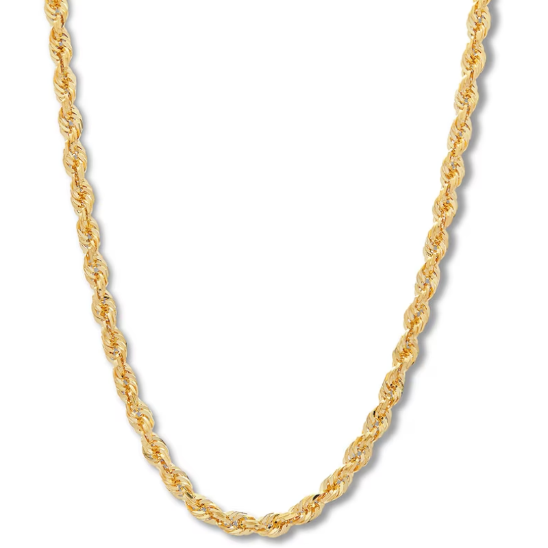 Heavy 18" Estate Rope Chain Harris Jeweler Troy, OH