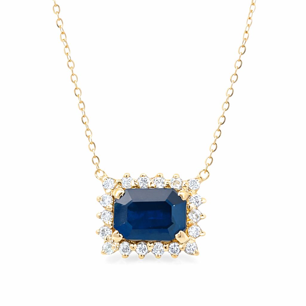 Sapphire and Diamond Estate Ring Harris Jeweler Troy, OH