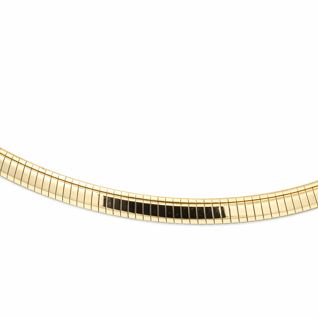 Domed 5.5MM Omega Necklace Harris Jeweler Troy, OH