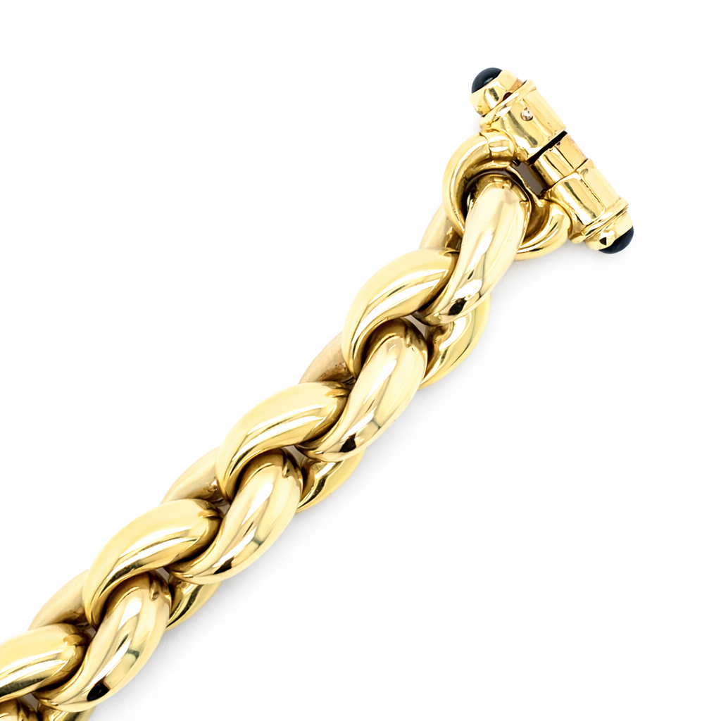 Estate Fancy Link Bracelet Harris Jeweler Troy, OH