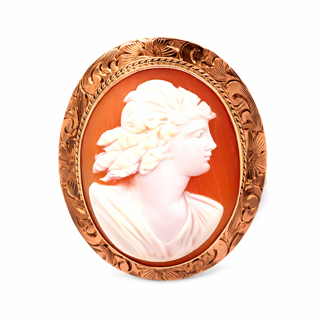 Antique Cameo Estate Pin Harris Jeweler Troy, OH