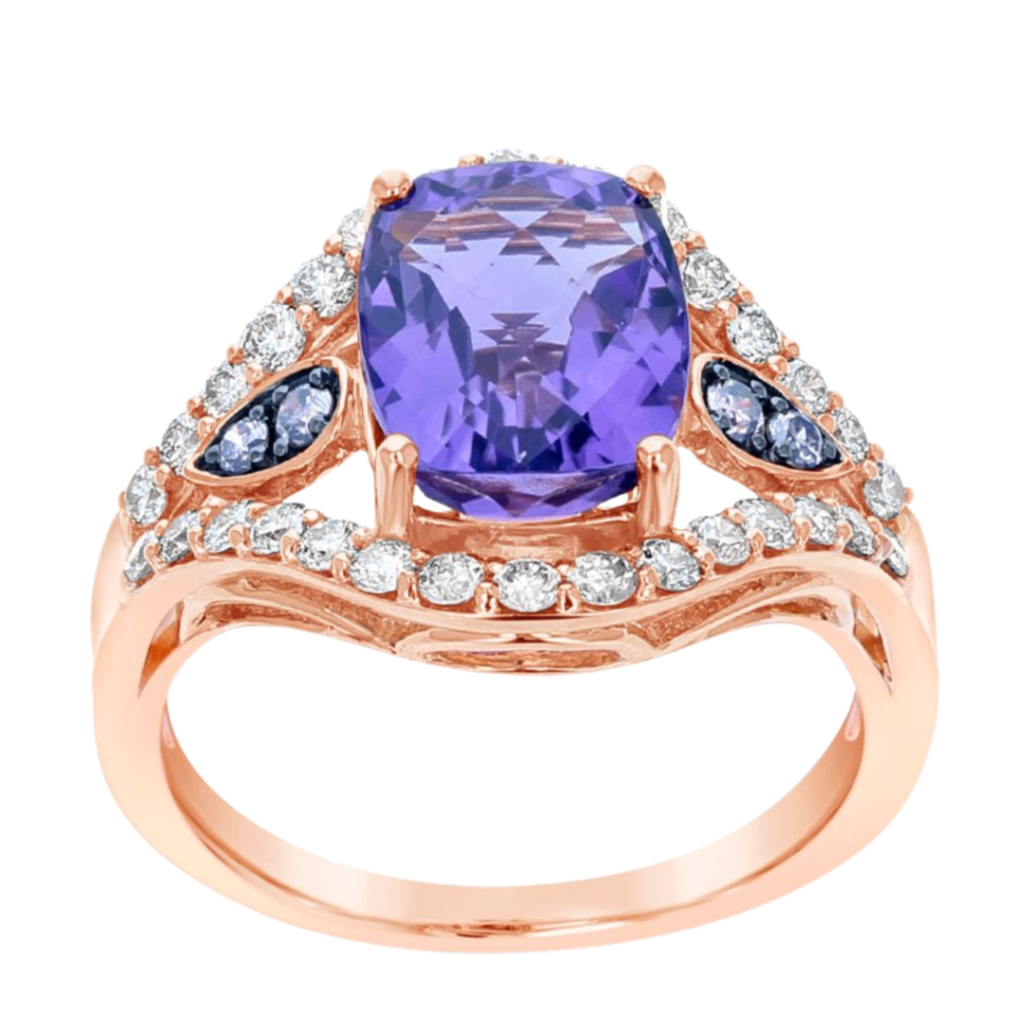 Le Vian Amethyst and Diamond Ring Harris Jeweler Troy, OH