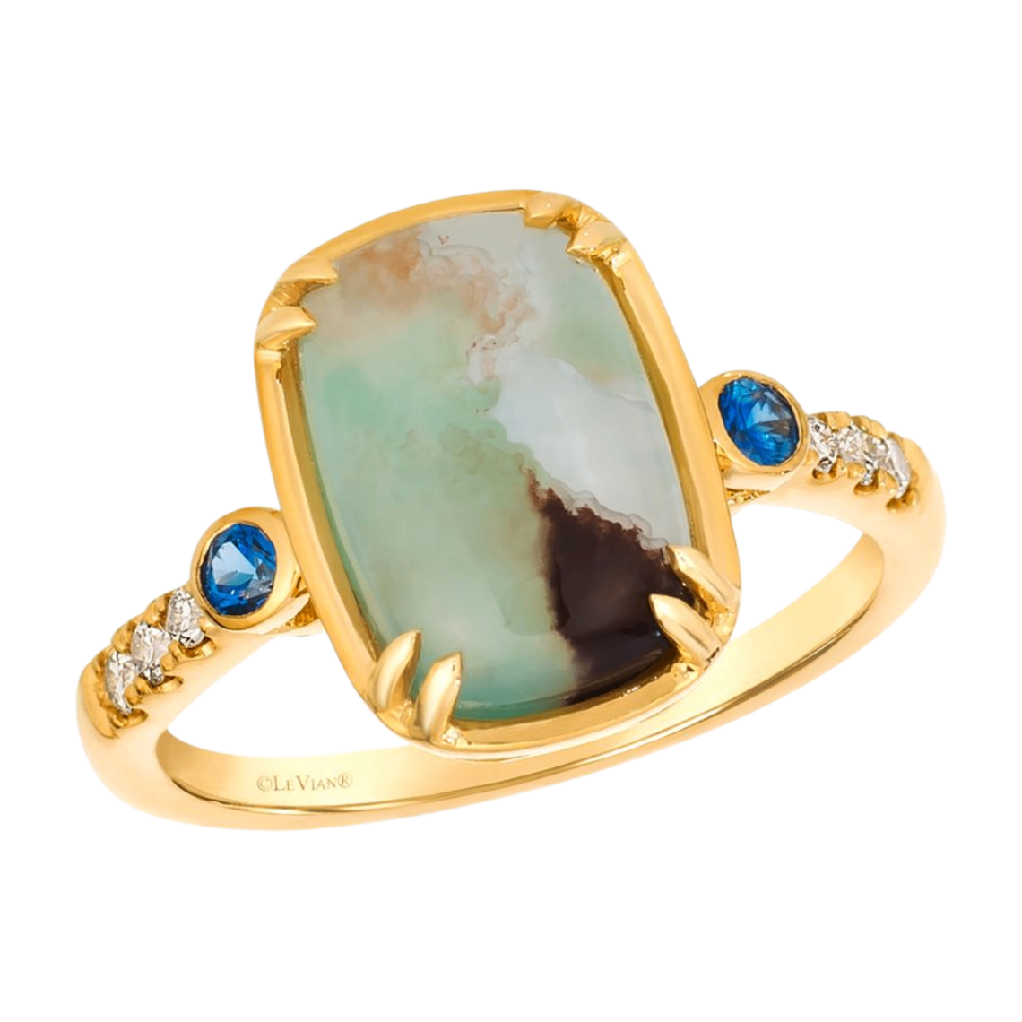 Le Vian Aquapraise, Sapphire, and Diamond Ring Harris Jeweler Troy, OH