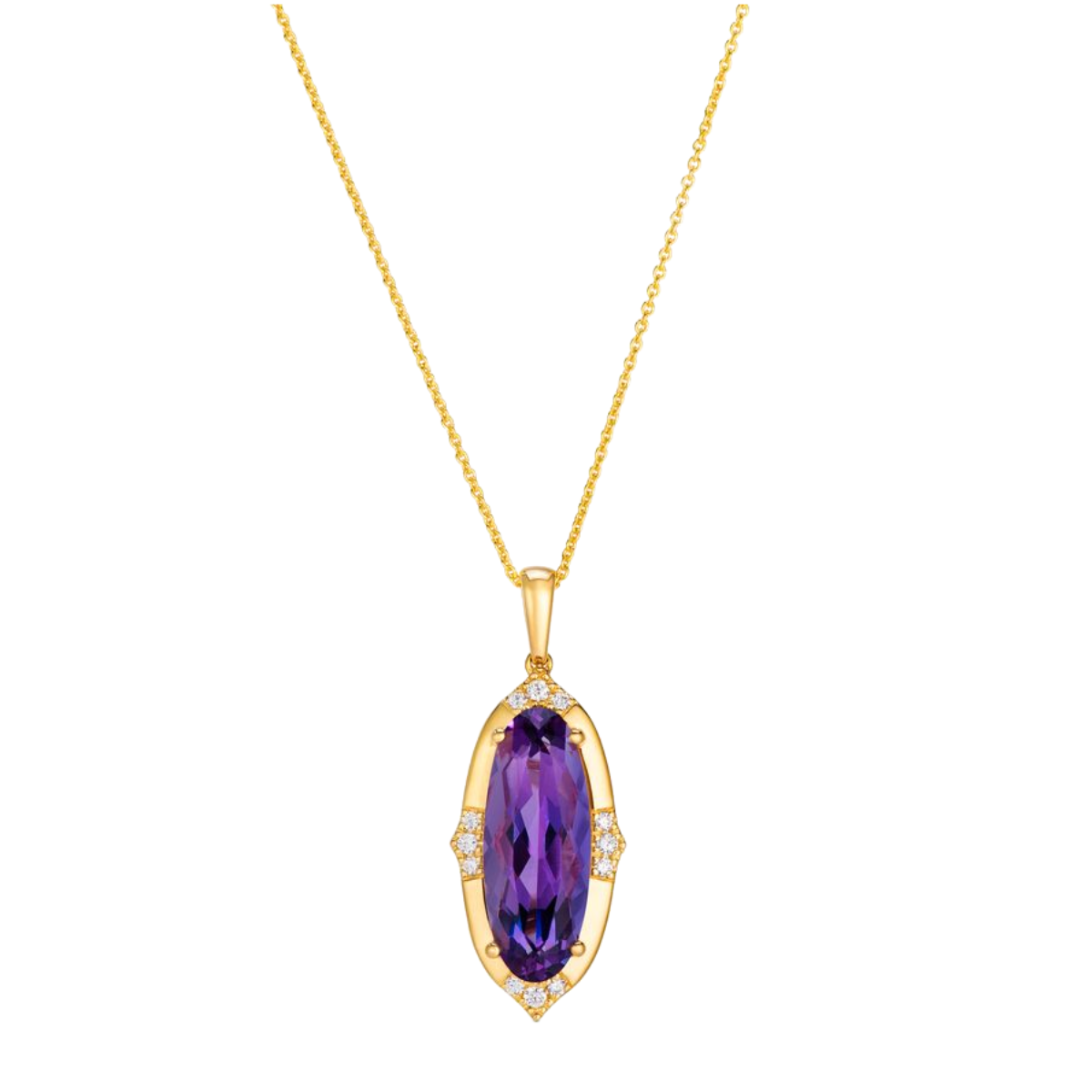 Le Vian Amethyst and Diamond Pendant Harris Jeweler Troy, OH