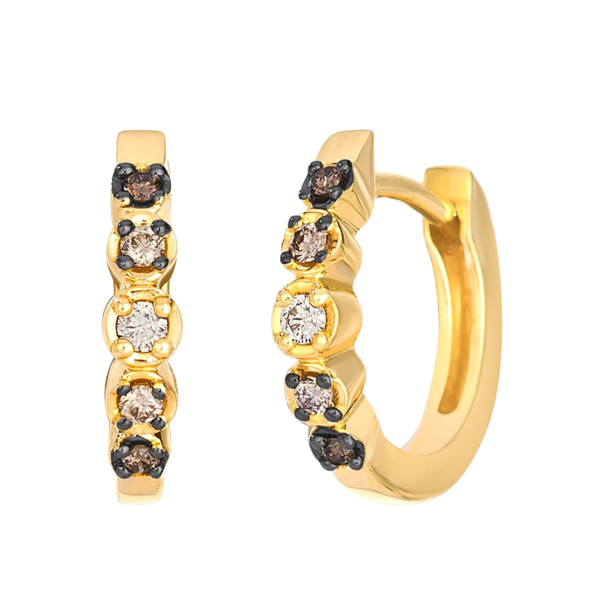 Le Vian Chocolate Diamond Ombre Earrings Harris Jeweler Troy, OH