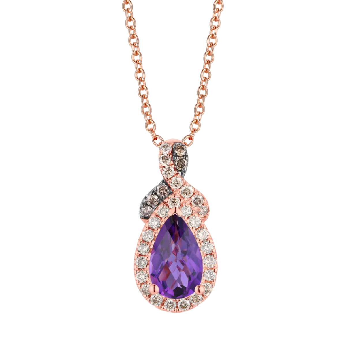 Le Vian Amethyst and Diamond Pendant Harris Jeweler Troy, OH