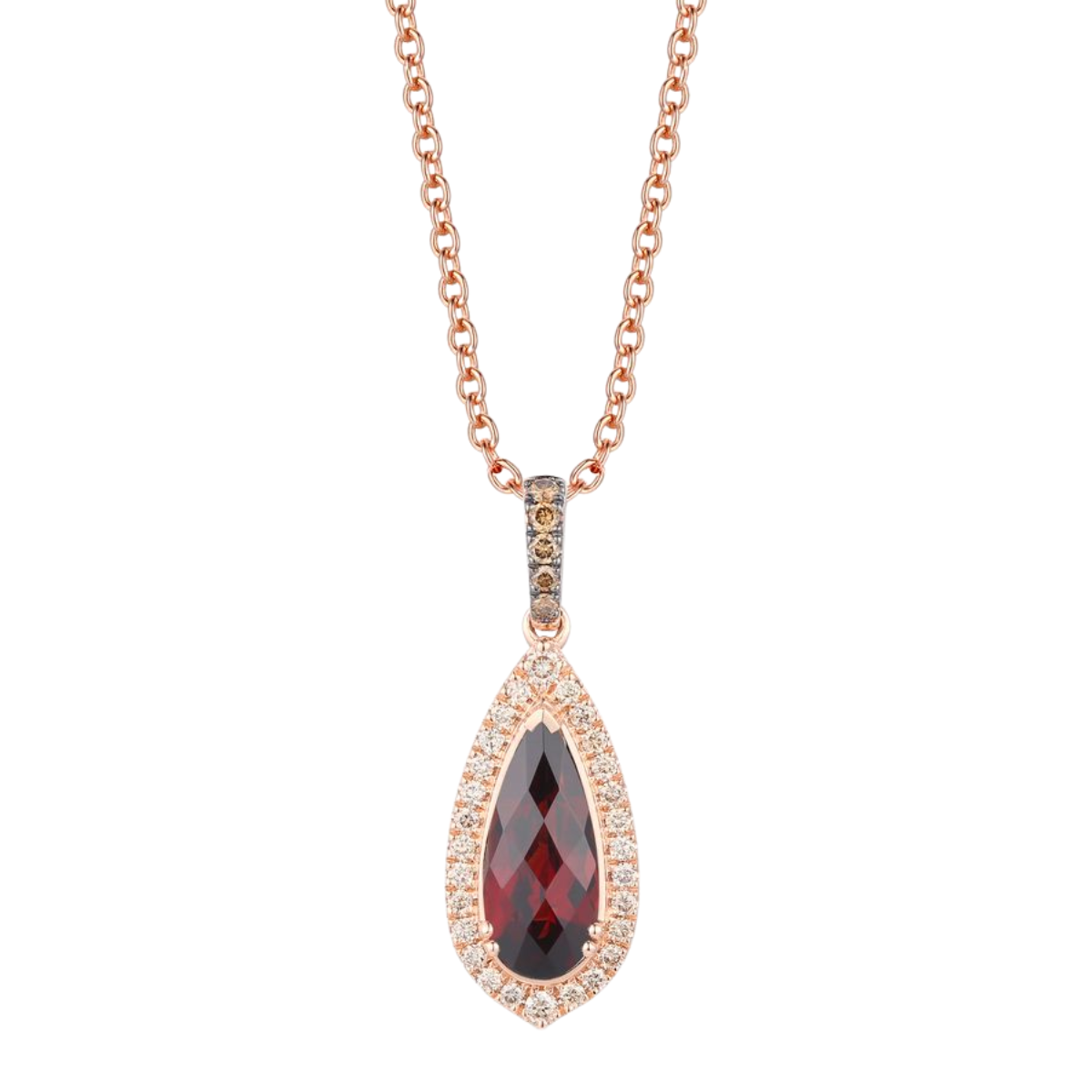 Le Vian Garnet and Diamond Necklace Harris Jeweler Troy, OH