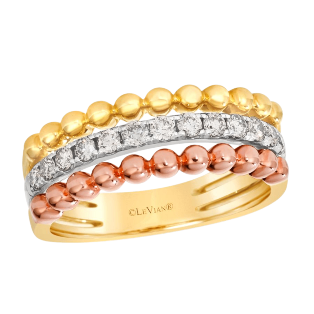 Le Vian Tri-Color Diamond Ring Harris Jeweler Troy, OH