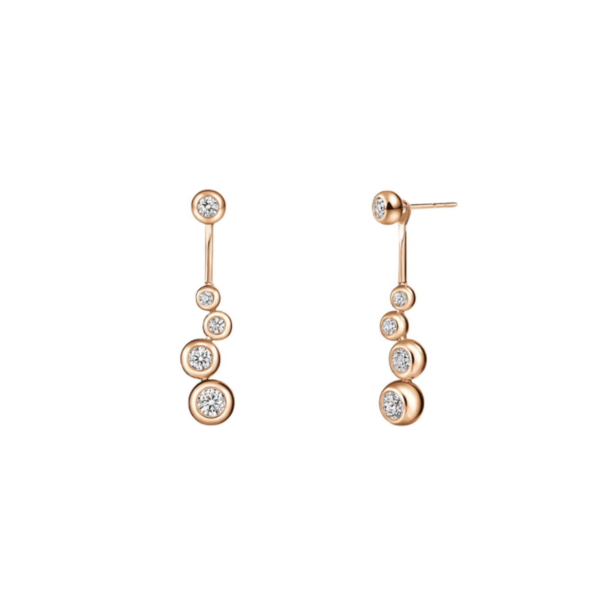Hearts on Fire Dream Drop Large Diamond Dangle Earrings Harris Jeweler Troy, OH
