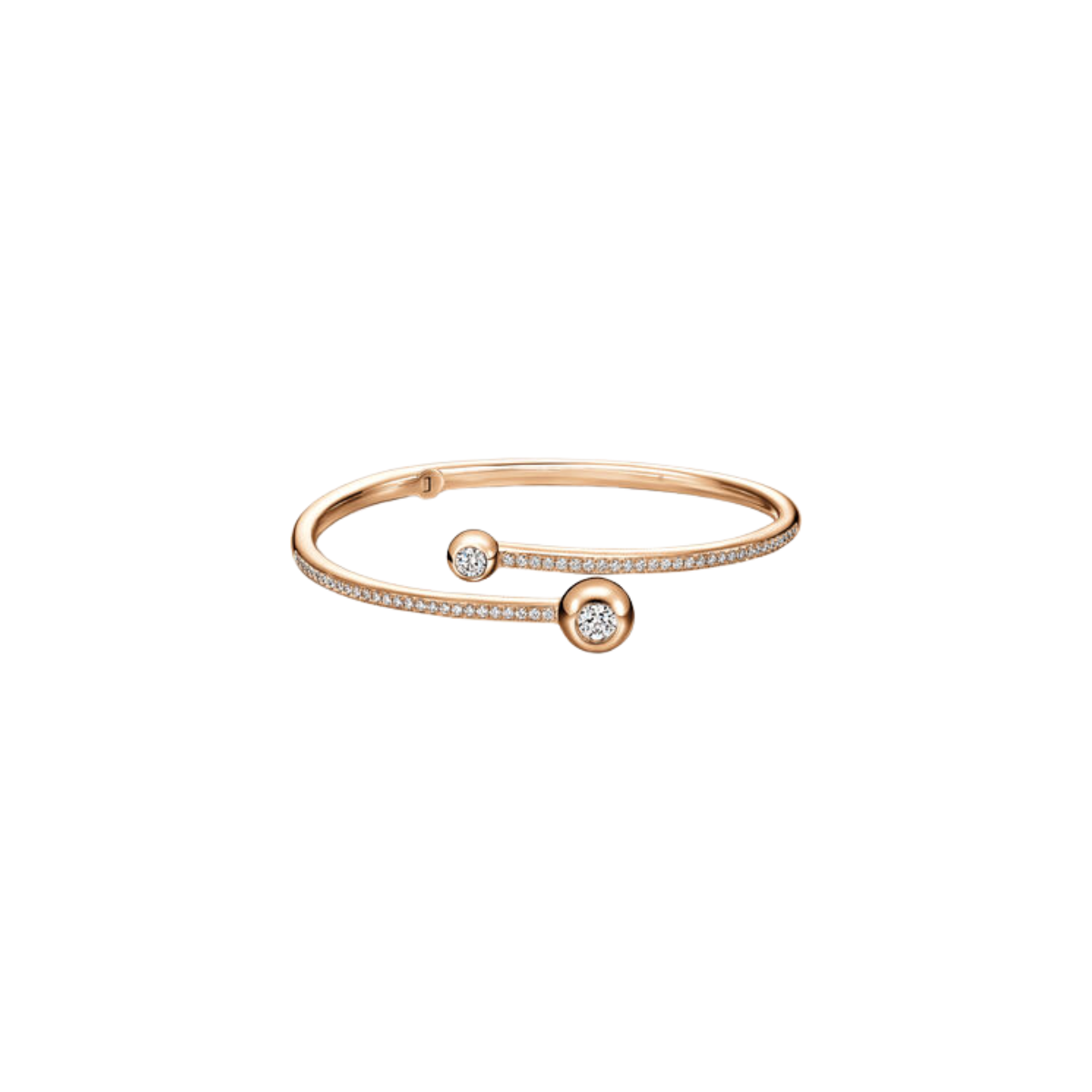 Hearts on Fire Dream Bypass Pav&eacute; Diamond Bangle Harris Jeweler Troy, OH