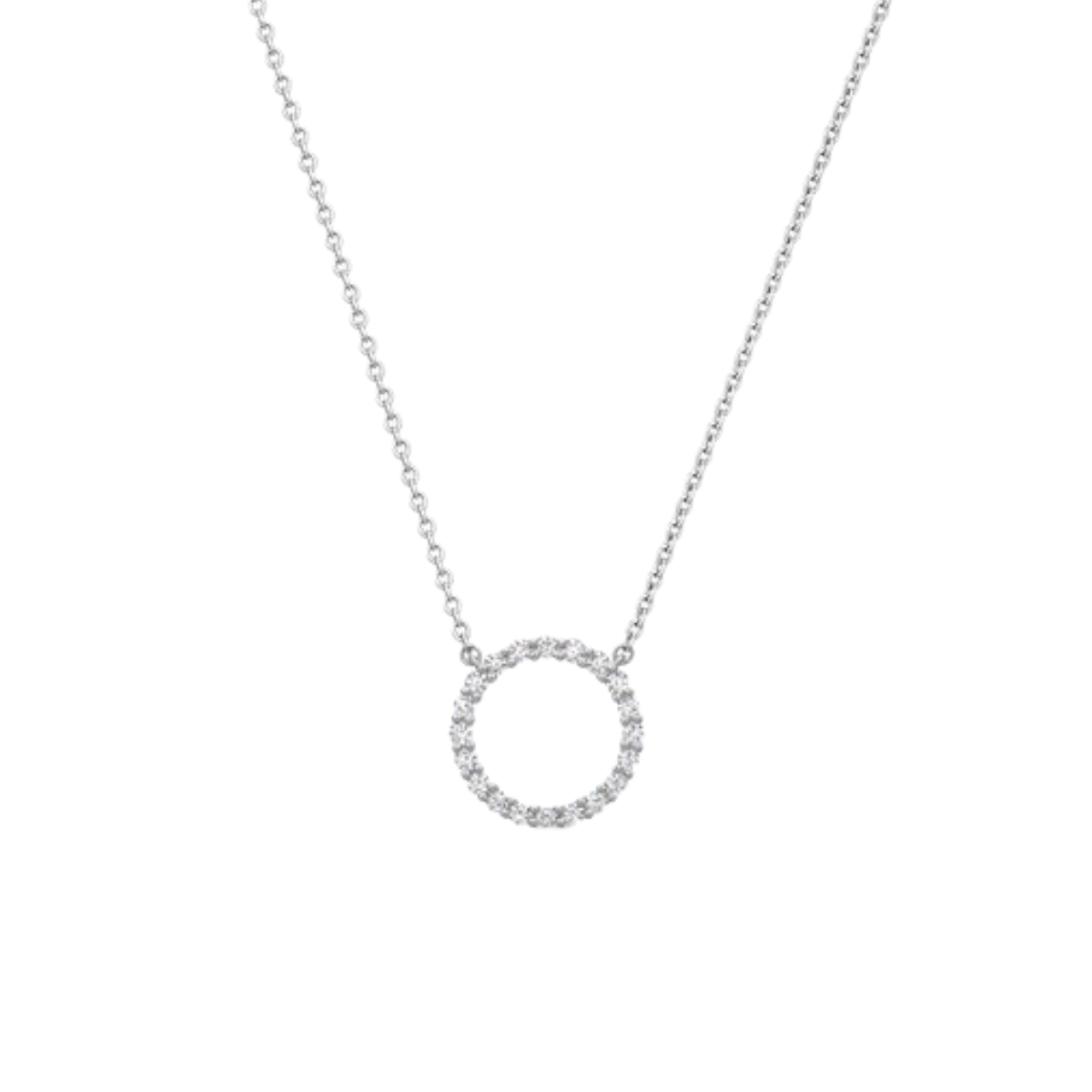 Hearts on Fire Medium Signature Diamond Circle Necklace Harris Jeweler Troy, OH